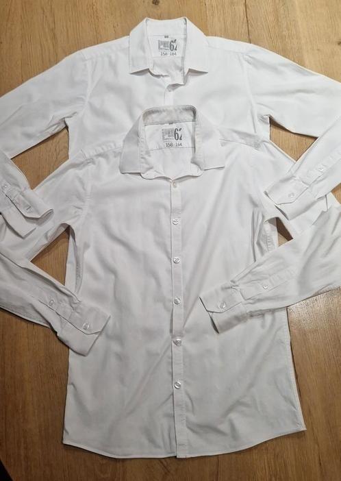 2 als NIEUWE witte overhemden jongen, 158-164 (WE Fashion), Kinderen en Baby's, Kinderkleding | Maat 158, Overhemd of Blouse, Ophalen of Verzenden