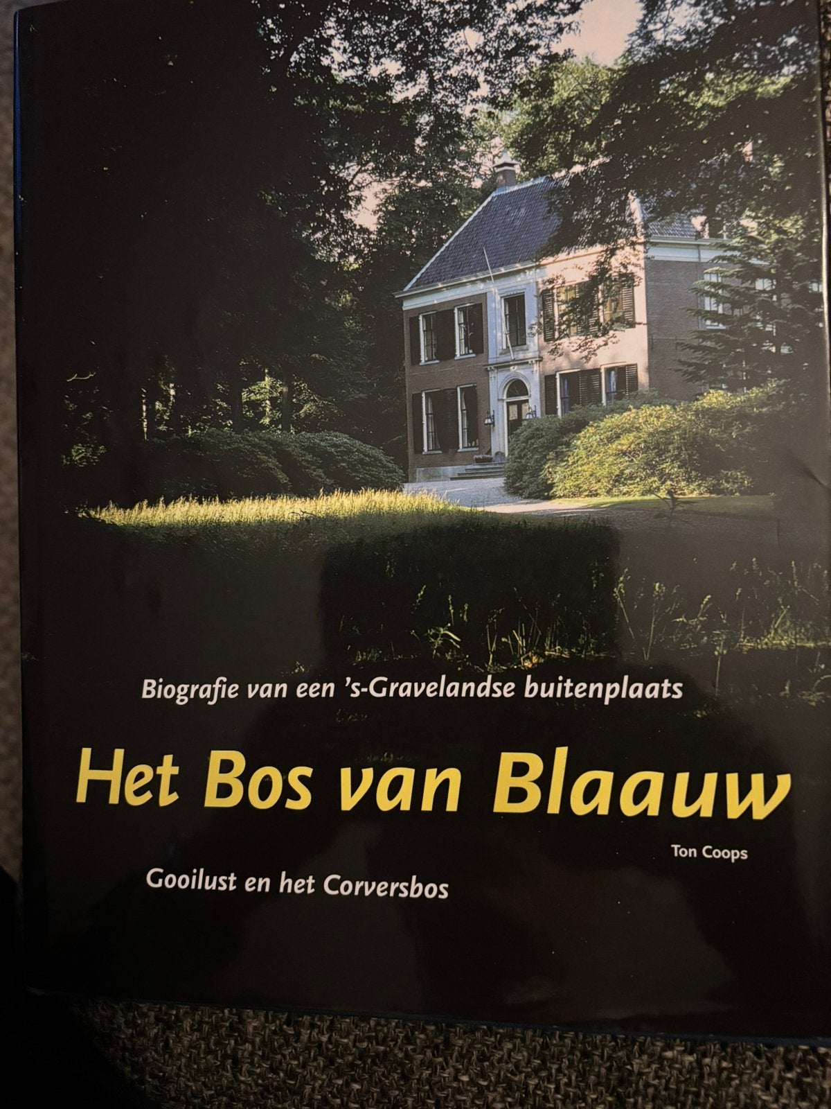 T.COOPS -HET BOS VAN BLAAUW UNIEK EN ZELDZAAM 240 pag (fotos, Boeken, Natuur, Zo goed als nieuw, Natuur algemeen, Ophalen of Verzenden