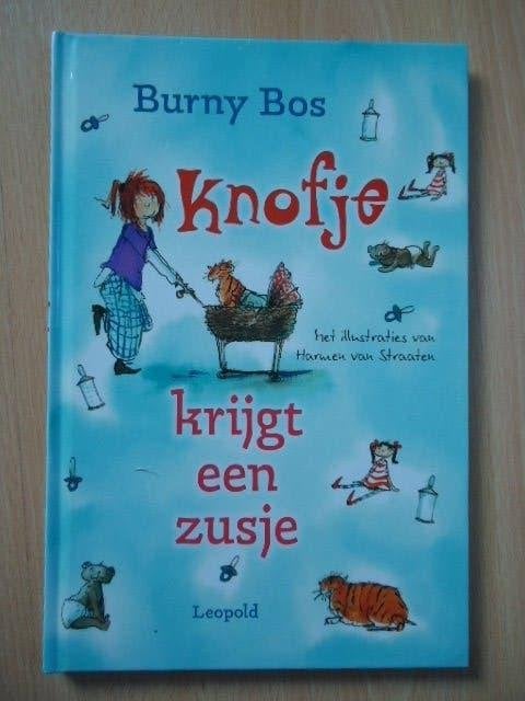 Knofje krijgt een zusje, Burny Bos, Ophalen of Verzenden, Zo goed als nieuw, Fictie algemeen
