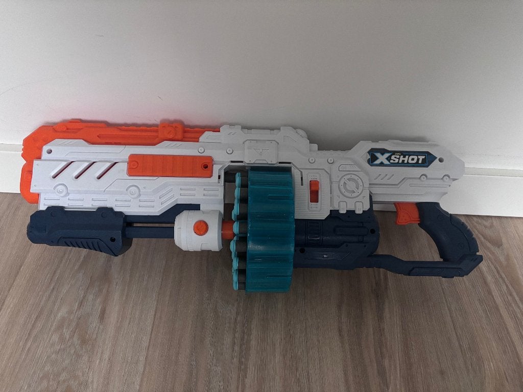 X-Shot Excel Crusher Blaster Speelgoedpistool, Ophalen, Gebruikt
