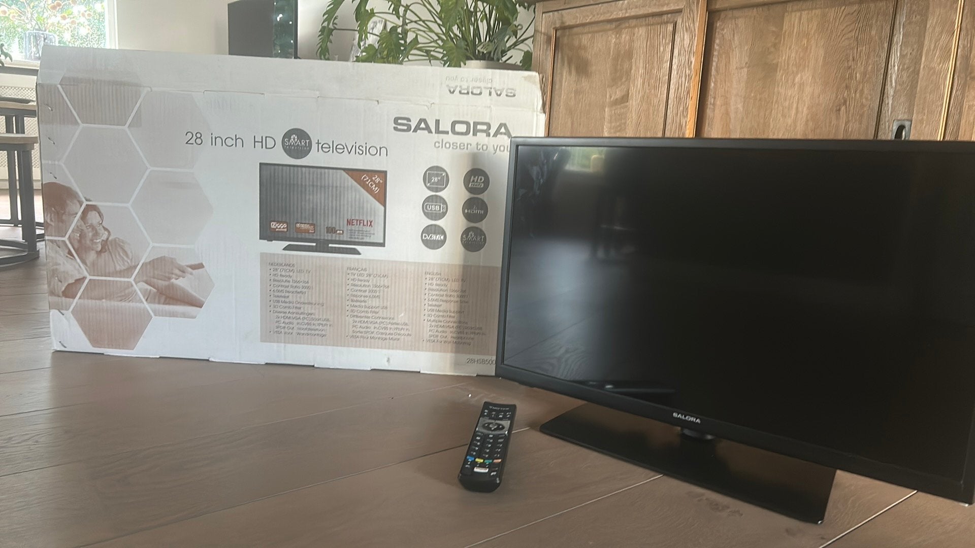 Televisie TV 28 inch Salora, Ophalen, Gebruikt, 50 Hz, Overige merken