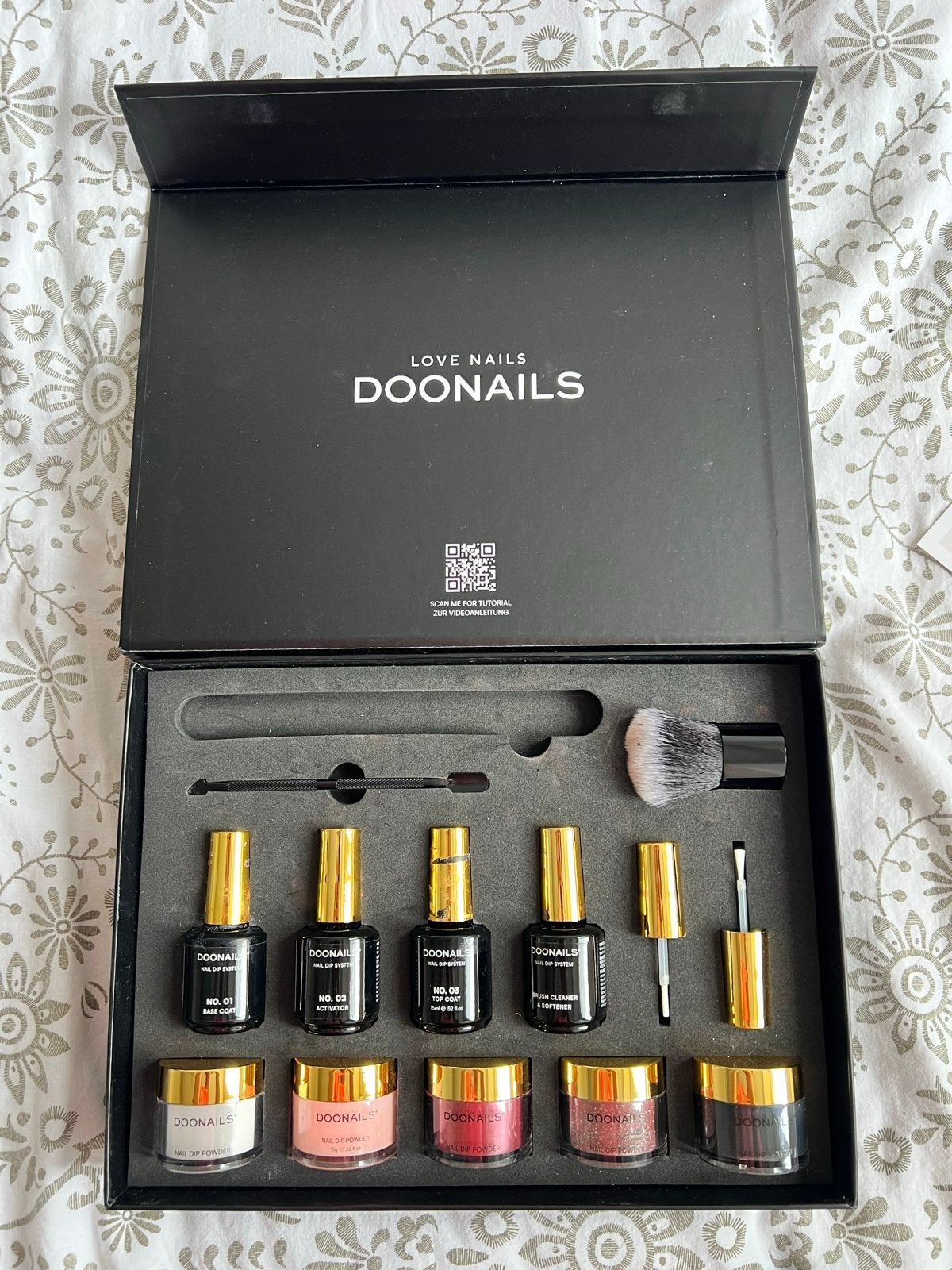 DOONAILS Dipping Powder Starterspakket met extra kleuren, Ophalen of Verzenden, Zo goed als nieuw, Overige typen