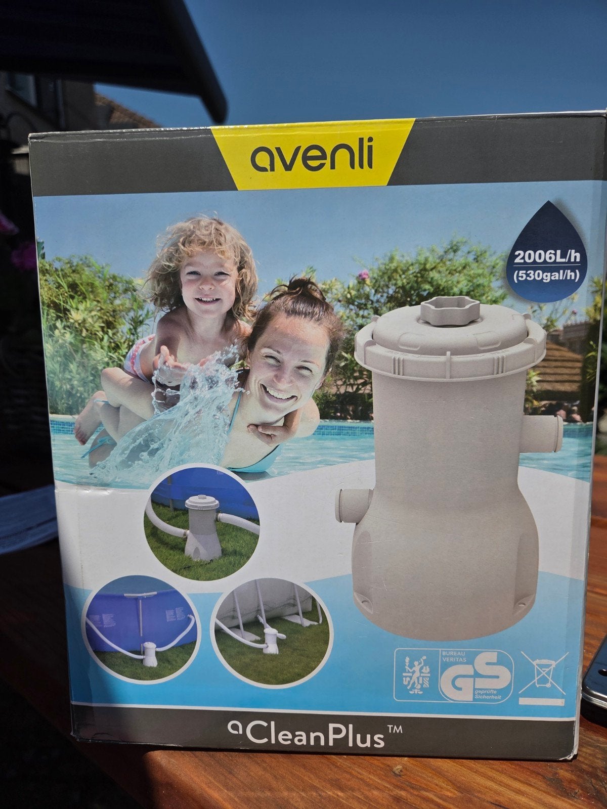 Avenli CleanPlus Zwembadfilter 2006L/h, Ophalen of Verzenden