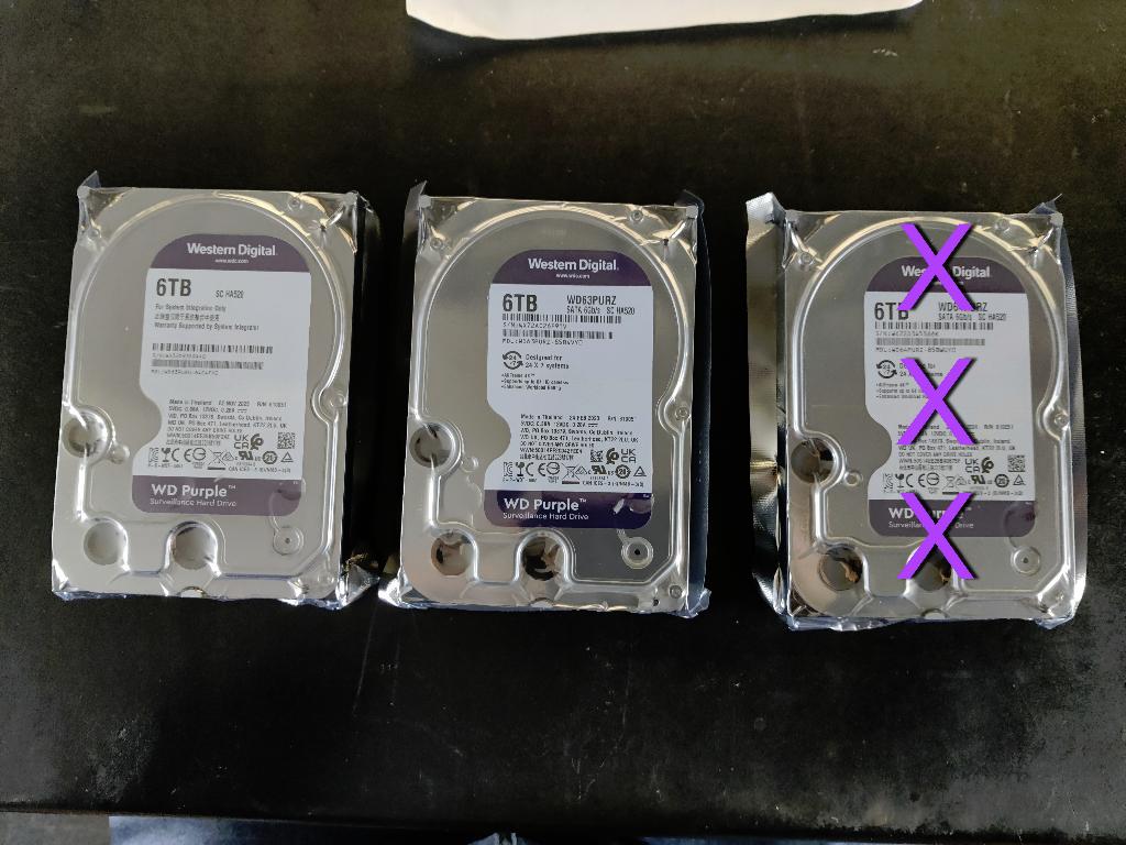 Western Digital Purple 6TB PURZ SC HA250 [HDD-1572] 30-4, Computers en Software, Harde schijven, Ophalen of Verzenden, Refurbished
