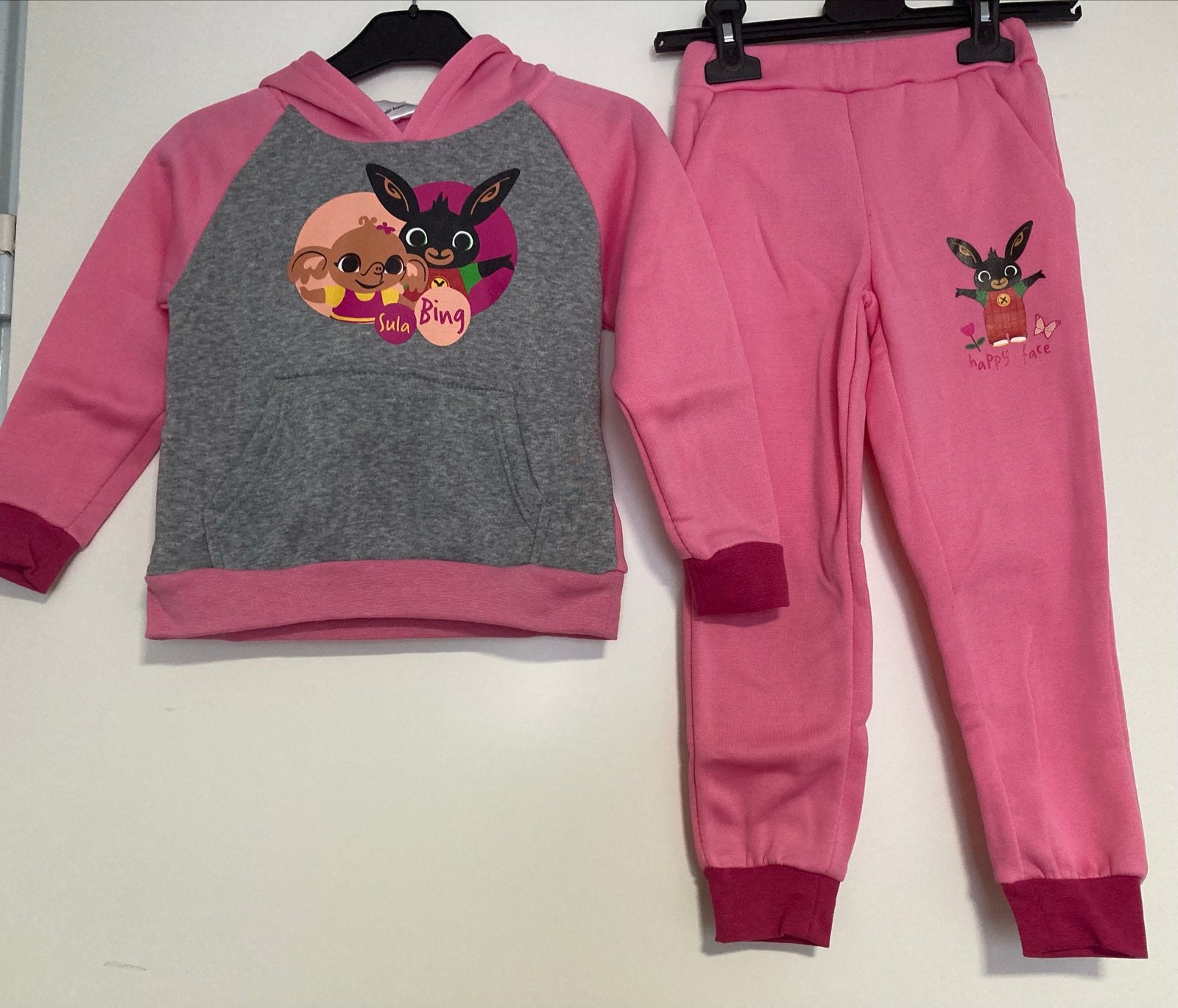 Nieuw Konijn bing Joggingpak voor Meisje Roze/Grijs maat 116, Ophalen of Verzenden, Nieuw, Meisje, Setje