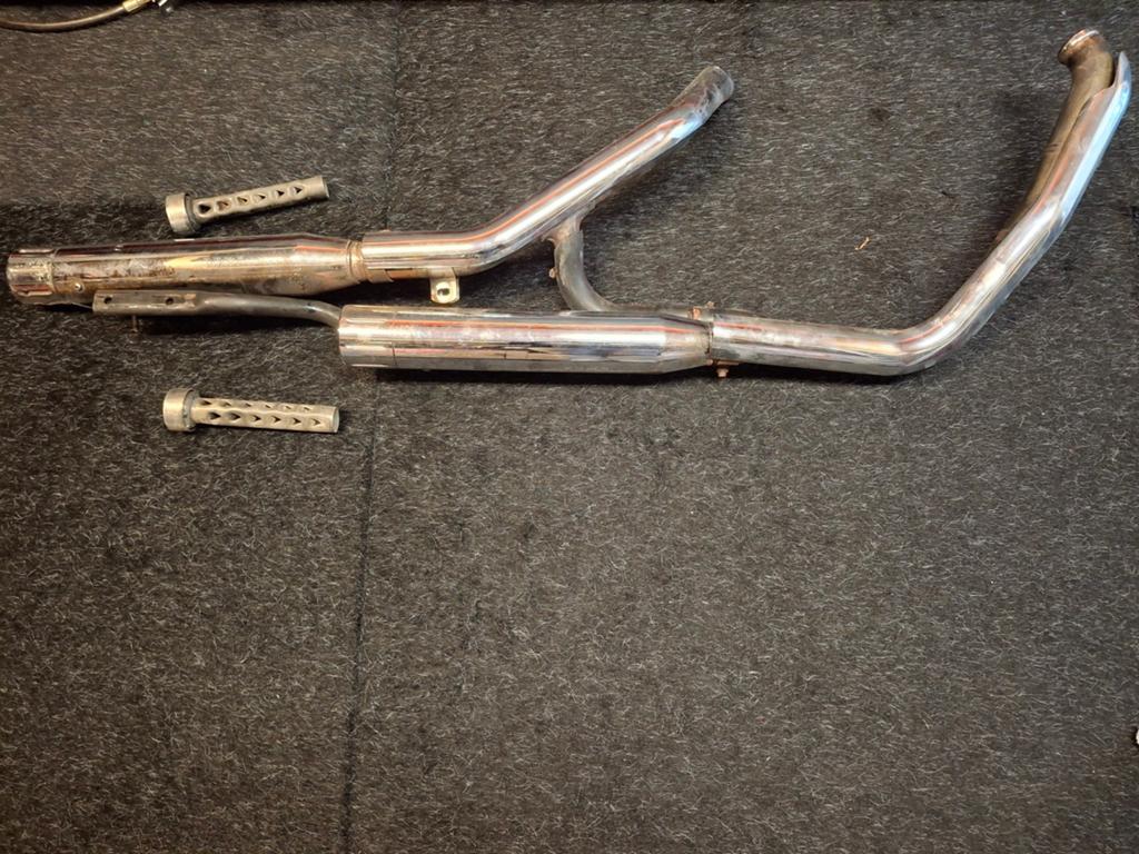 Originele uitlaatbochten Harley Dyna 1999-2006, Motoren, Onderdelen | Harley-Davidson, Ophalen, Gebruikt