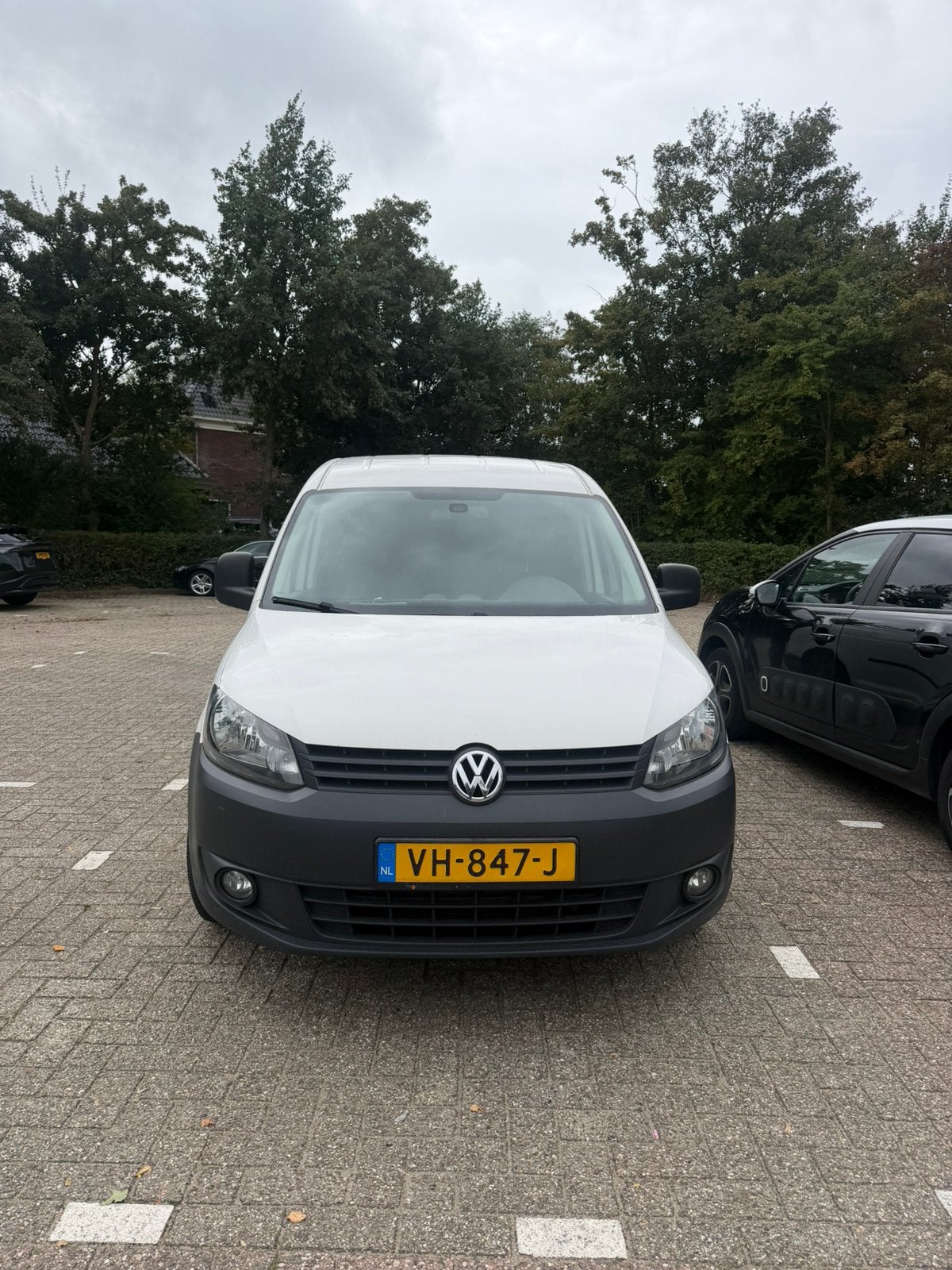 Volkswagen Caddy Maxi DSG Automaat | nette staat | L2| marge, Auto's, Euro 5, Zwart, Wit, Diesel
