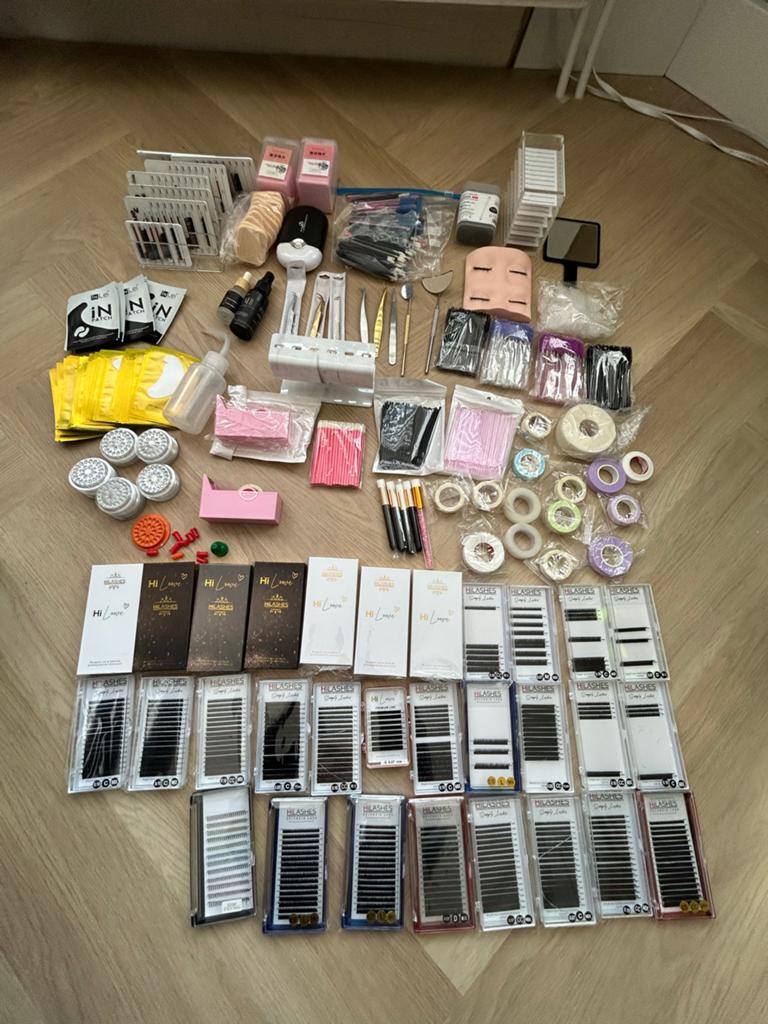 Wimperextensies en benodigdheden voor wimperstylisten, Sieraden, Tassen en Uiterlijk, Uiterlijk | Cosmetica en Make-up, Zo goed als nieuw