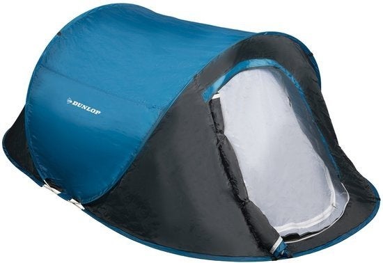 Pop up tent 2 persoons dunlop, Ophalen of Verzenden, Nieuw, Tot en met 2