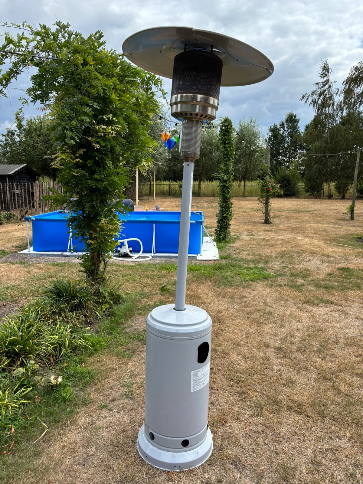 Nette terrasverwarmer op gas, Tuin en Terras, Terrasverwarmers, Ophalen, Zo goed als nieuw