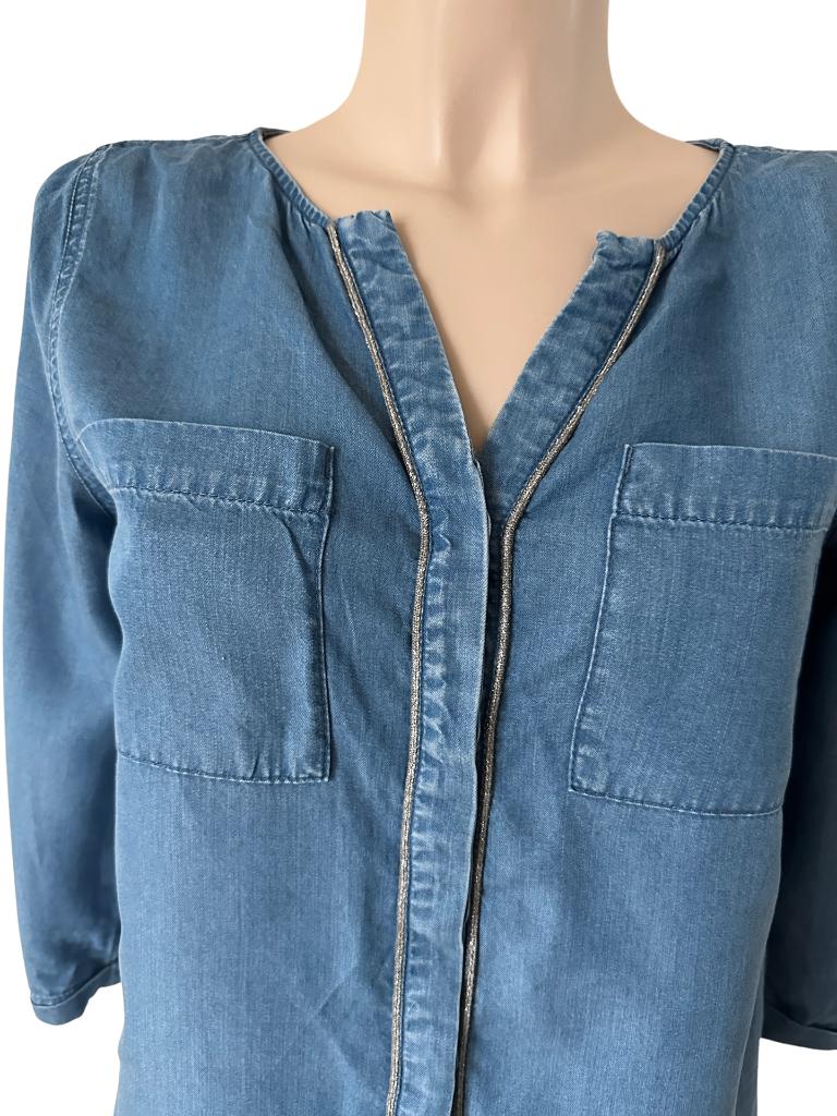River Woods blouse S, Blauw, Ophalen of Verzenden, Zo goed als nieuw