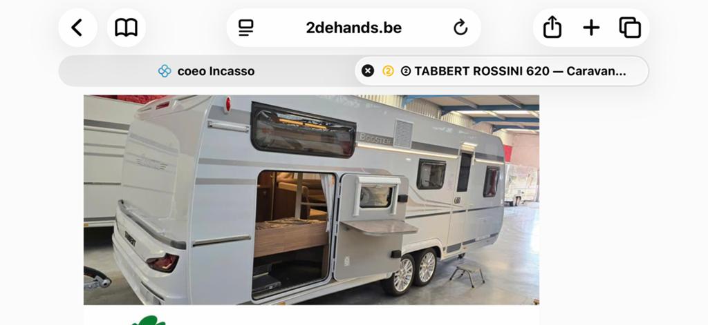 Tabbert booster Rossini 620, Rondzit, Tabbert, Particulier, Luifel