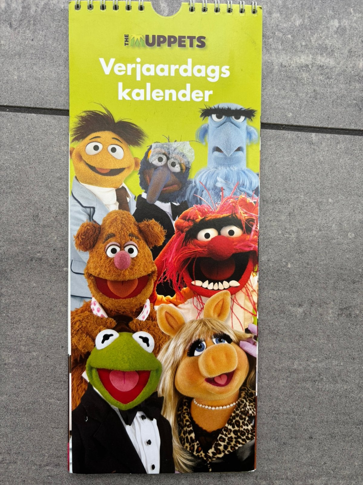 Muppets verjaardagskalender, Ophalen of Verzenden, Maandkalender, Zo goed als nieuw