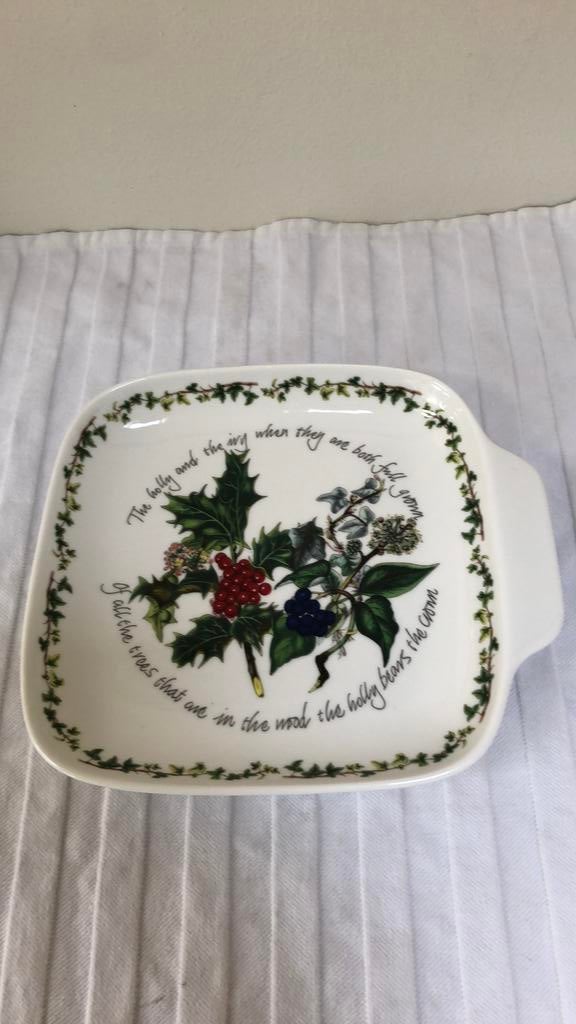 Portemeirion schaal The Holly & the Ivy, Huis en Inrichting, Keuken | Servies, Ophalen of Verzenden, Overige stijlen, Glas, Schaal of Schalen