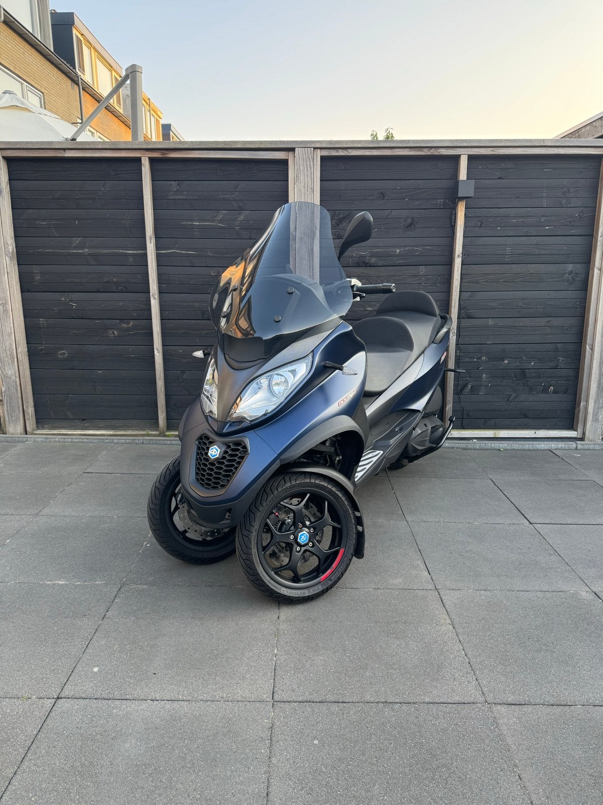 Piaggio MP3 500 HPE Advanced Euro 5 Mat Blauw 2019, Scooter, Motorrijbewijs A, Gebruikt, Particulier