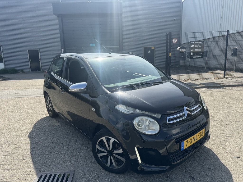 Citroën C1 1.0 e-VTi Shine Camera Clima Auto Bluetooth, Euro 5, Gebruikt, 31 €/maand, 4 stoelen