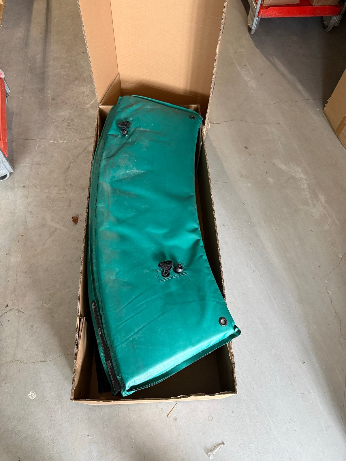 BERG Trampoline Beschermrand Champion FlatGround 330 Groen, Ophalen of Verzenden, Gebruikt