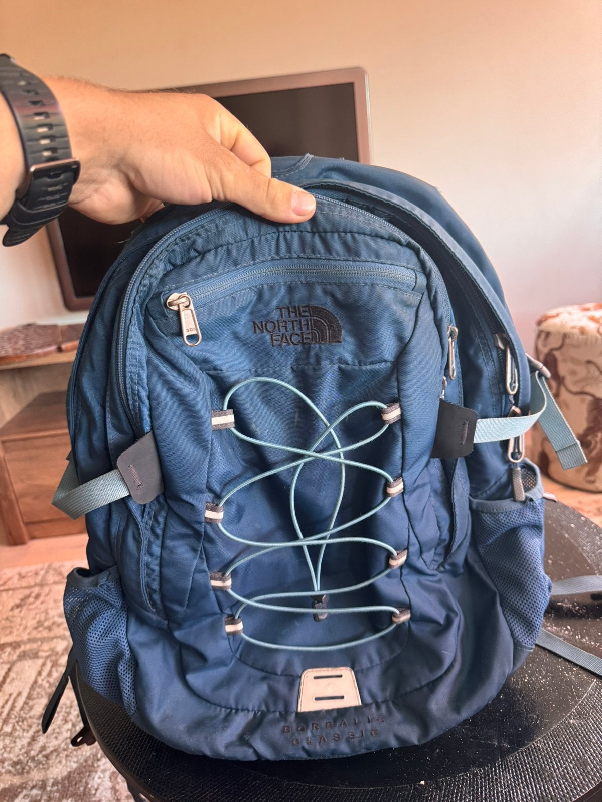 The North Face Rugzak Borealis - Blauw, Sieraden, Tassen en Uiterlijk, Tassen | Rugtassen, Ophalen of Verzenden, Gebruikt, 40 cm of meer