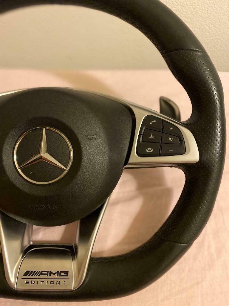 amg edition1 stuur embleem amg edition 1 c63 e63 a45 cla45 G, Ophalen of Verzenden