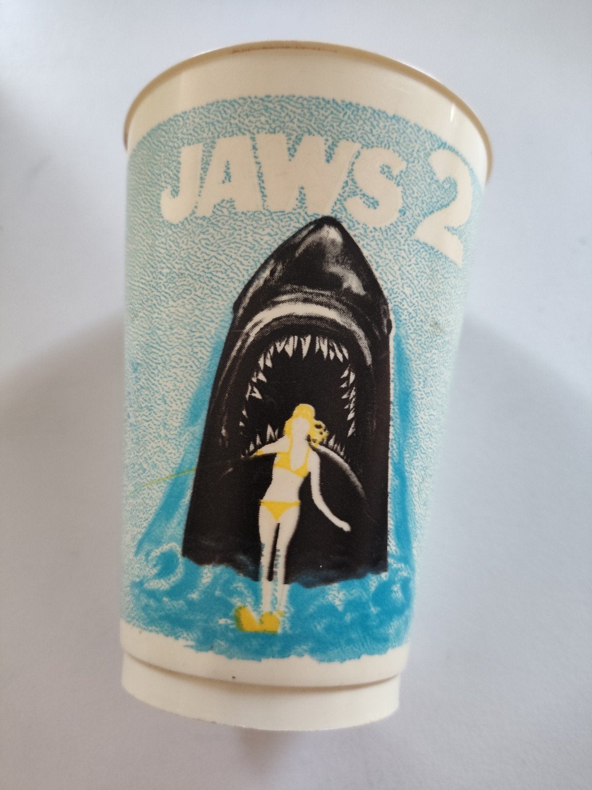Vintage Jaws 2 Beker - 1978 Universal City Studios, Ophalen of Verzenden, Gebruikt