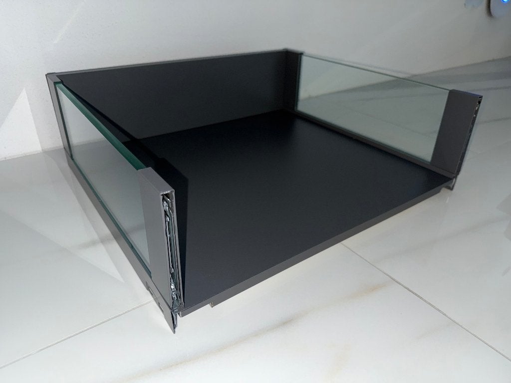 LEGRABOX Blum lade FREE - Glas - NIEUW, Nieuw, Minder dan 100 cm, Grijs, 50 tot 75 cm