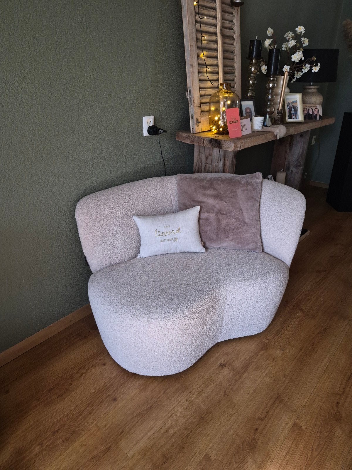 mooie love seat, Huis en Inrichting, Ophalen, Eenpersoons, 75 tot 100 cm, Zo goed als nieuw