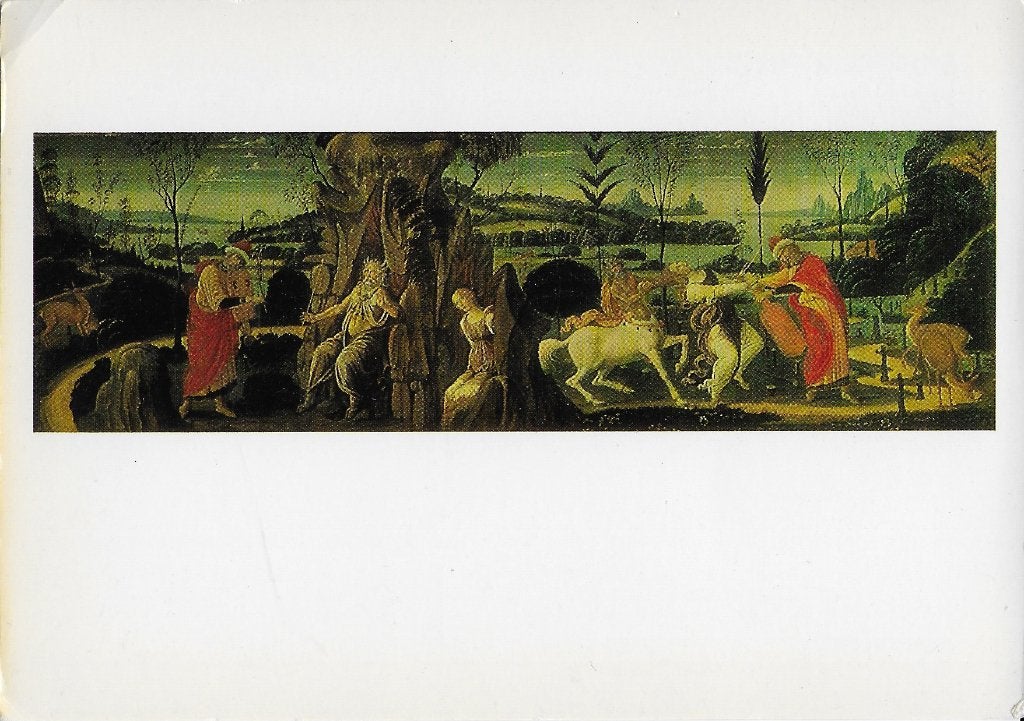 Tk47 ansichtkaart orpheus en eurydice jacopo del sellai, Ophalen of Verzenden, 1980 tot heden, Ongelopen