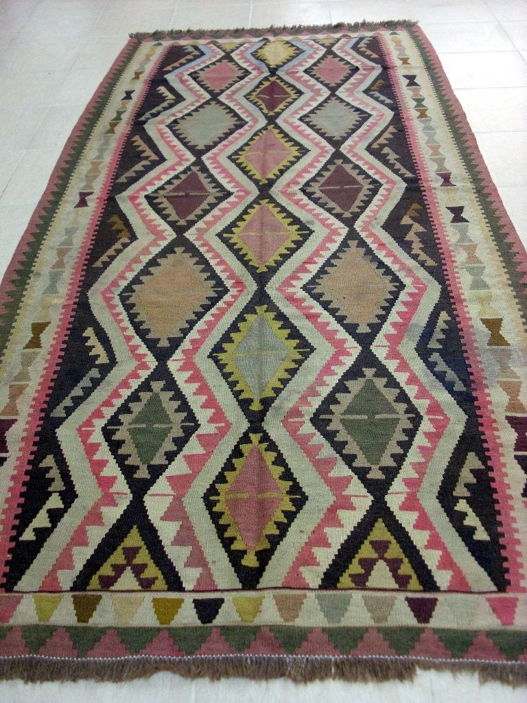 Anatolisch kelim 320 x 151/Vloerkleed/Perzisch tapijt/loper, Www.simatapijten.nl, 150 tot 200 cm, 200 cm of meer, Ophalen of Verzenden