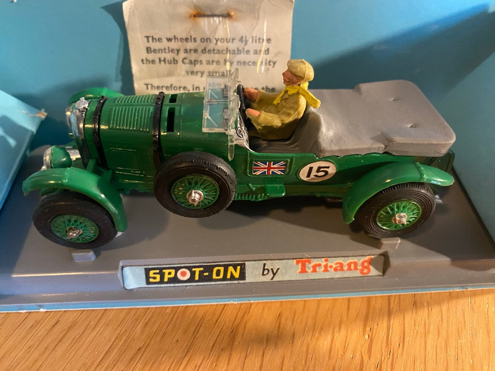 Triang Spot-On Bentley 4.5 liter met originele verpakking, Hobby en Vrije tijd, Ophalen of Verzenden, Zo goed als nieuw, Auto