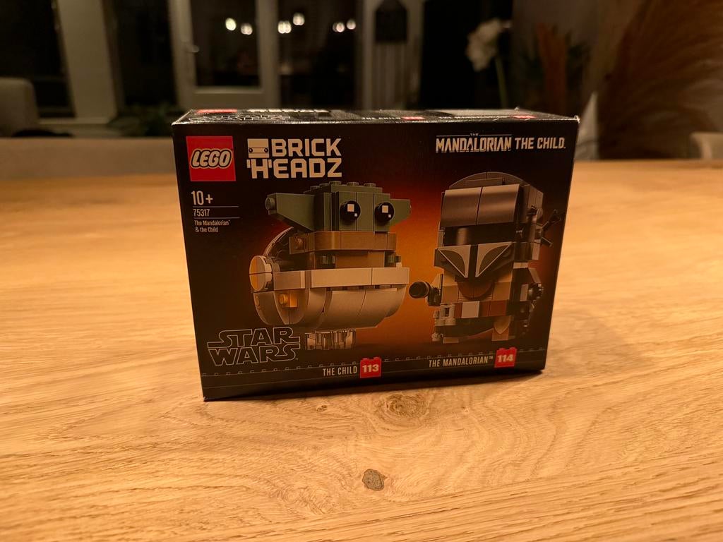 LEGO BrickHeadz The Mandalorian & The Child (75317) NIEUW, Star Wars, Lego, Nieuw, Ophalen of Verzenden