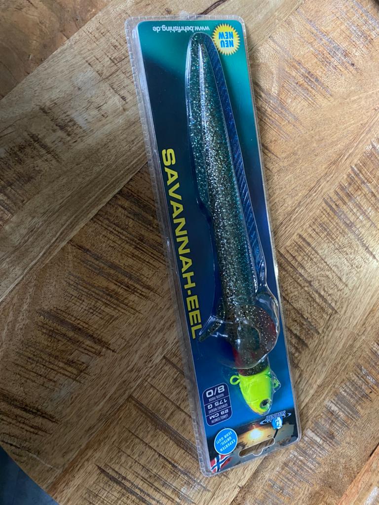 Savannah-EEL 29 cm 175 g seabehr zeevissen, Watersport en Boten, Hengelsport | Zeevissen, Ophalen of Verzenden, Zo goed als nieuw