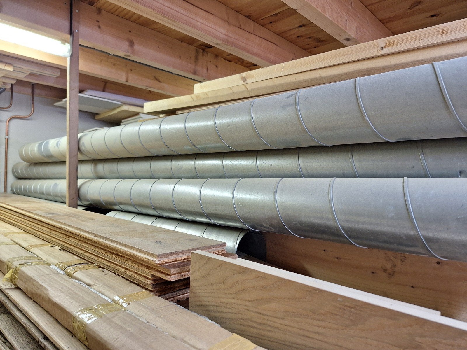 spiro buis 3x 3 meter 125mm afzuigbuis, Ophalen, Pvc, Minder dan 2 meter, 80 mm of meer