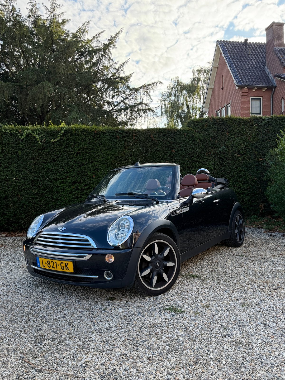 Mini 1.6 16V Cooper Cabrio AUTOMAAT 2007 Zwart, Auto's, Mini, 4 cilinders, 4 stoelen, Zwart, 115 pk