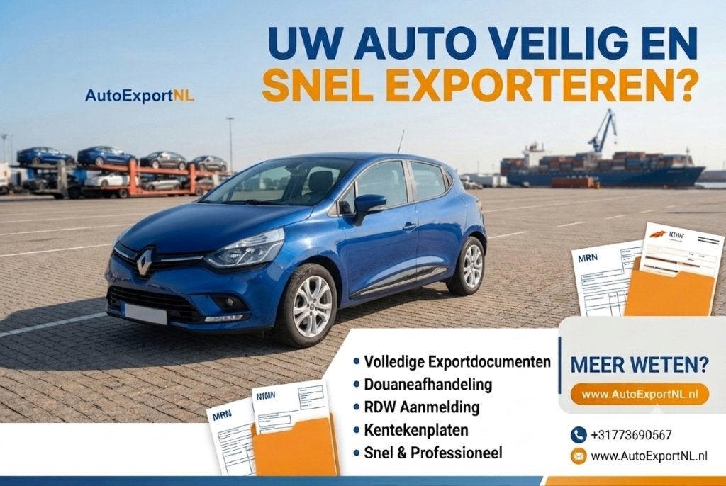Export your Renault Clio, VW Golf Polo Tesla in Limburg, Auto's, Particulier, Clio, Te koop, Benzine
