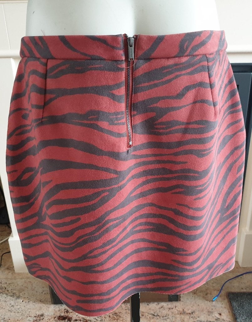 Costes mooie zebra print rok XL 44 rokje, Overige kleuren, Verzenden, Maat 46/48 (XL) of groter, Zo goed als nieuw