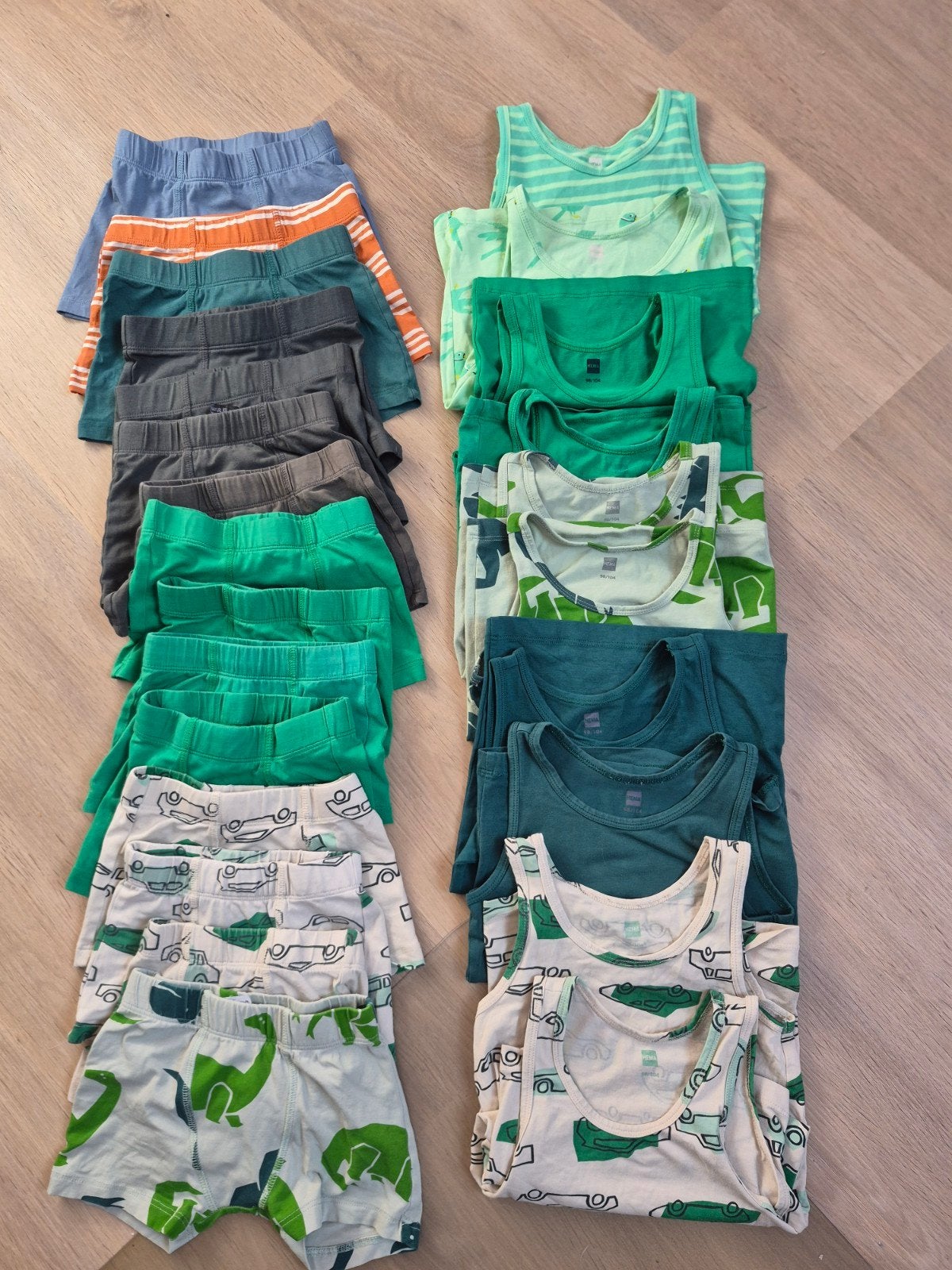 Jongens ondergoed set: boxershorts en hemdjes maat 98/104, Ophalen of Verzenden, Gebruikt, Onbekend, Jongen