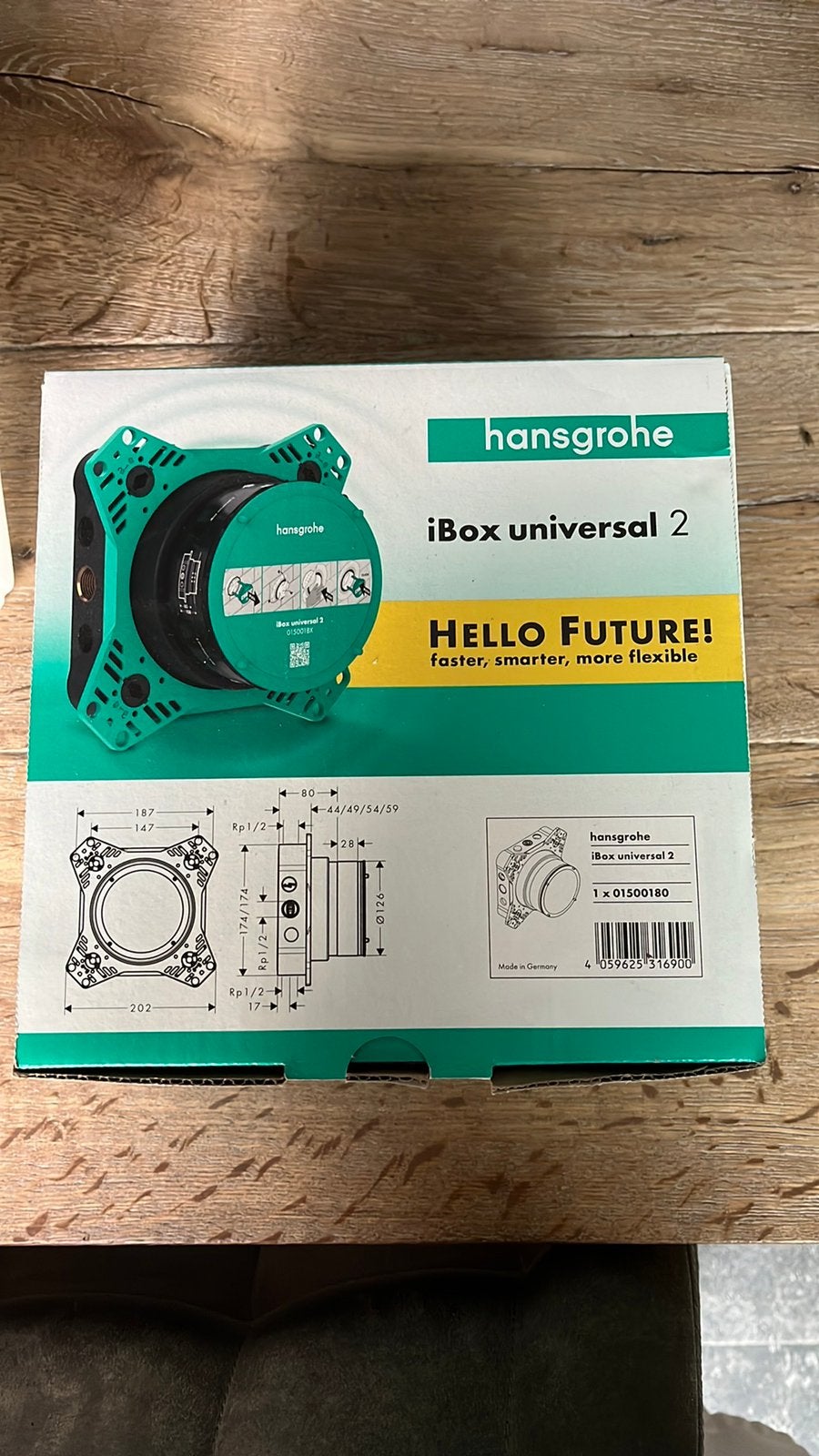 Hansgrohe iBox Universal 2 – inbouwdeel (01500180)  NIEUW!, Ophalen of Verzenden, Nieuw