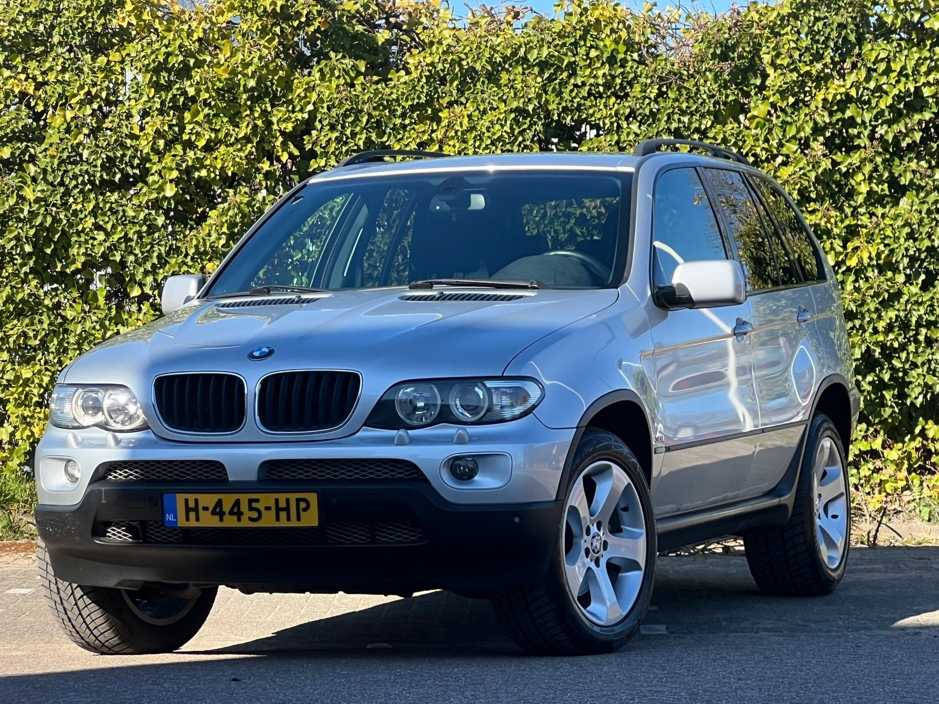 BMW X5 3.0i Automaat - Titan Silber/Dakota leder - Young Tim, Auto's, BMW, Automaat, Gebruikt, Traction-control, Bedrijf