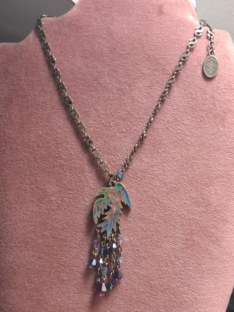 Prachtige ketting KONPLOTT 'phoenix', Ophalen of Verzenden, Zo goed als nieuw, Overige kleuren, Overige materialen