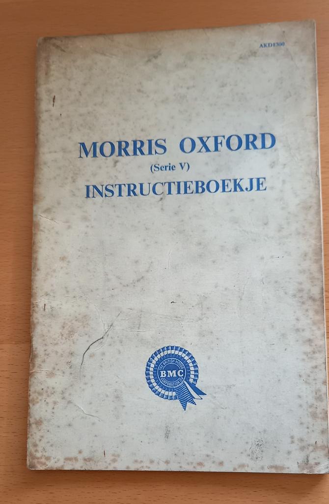 instruktieboekje Morris Oxford Serie V, Ophalen of Verzenden