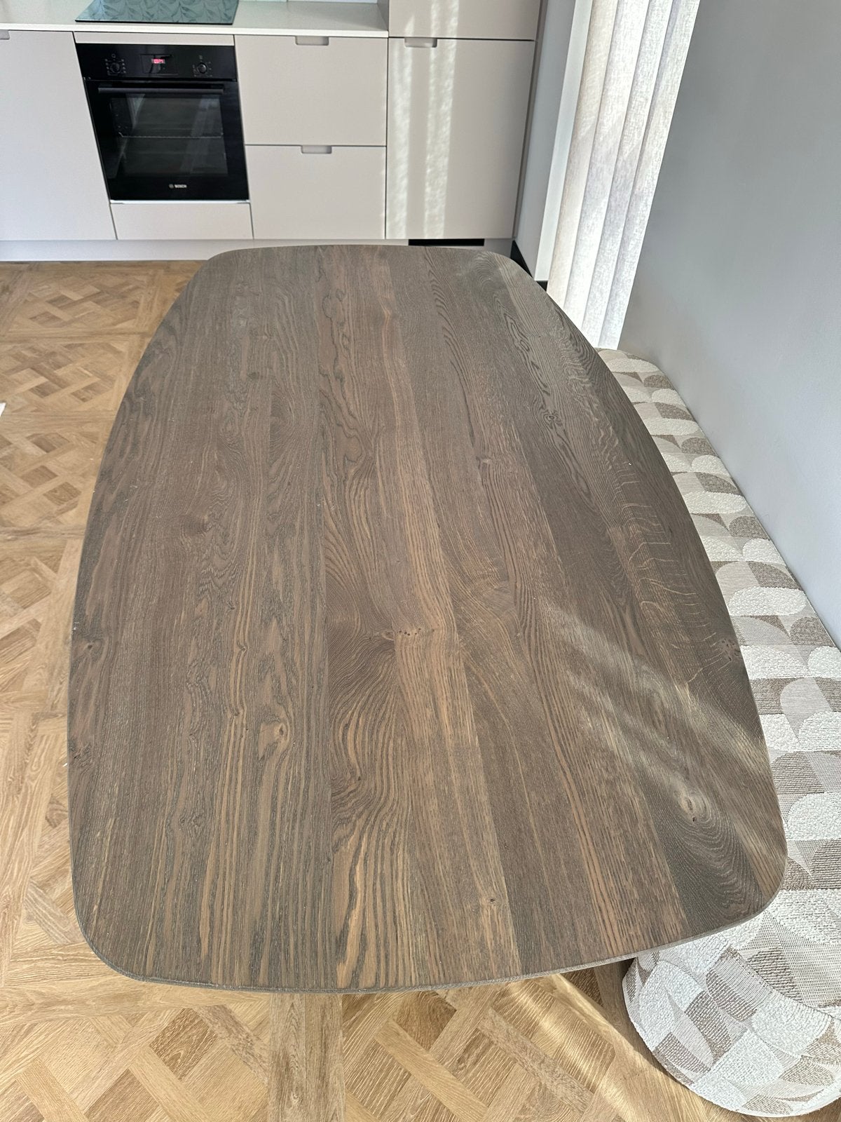 Zitmaxx eettafel 180 x 100 cm moet voor vrijdag weg!!, Ophalen, 100 tot 150 cm, Eikenhout, Zo goed als nieuw
