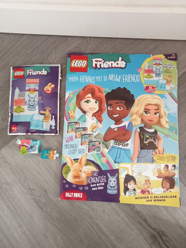 Lego Friends Magazine 2 2023 met set 562302, Lego, Friends, Ophalen of Verzenden, Zo goed als nieuw