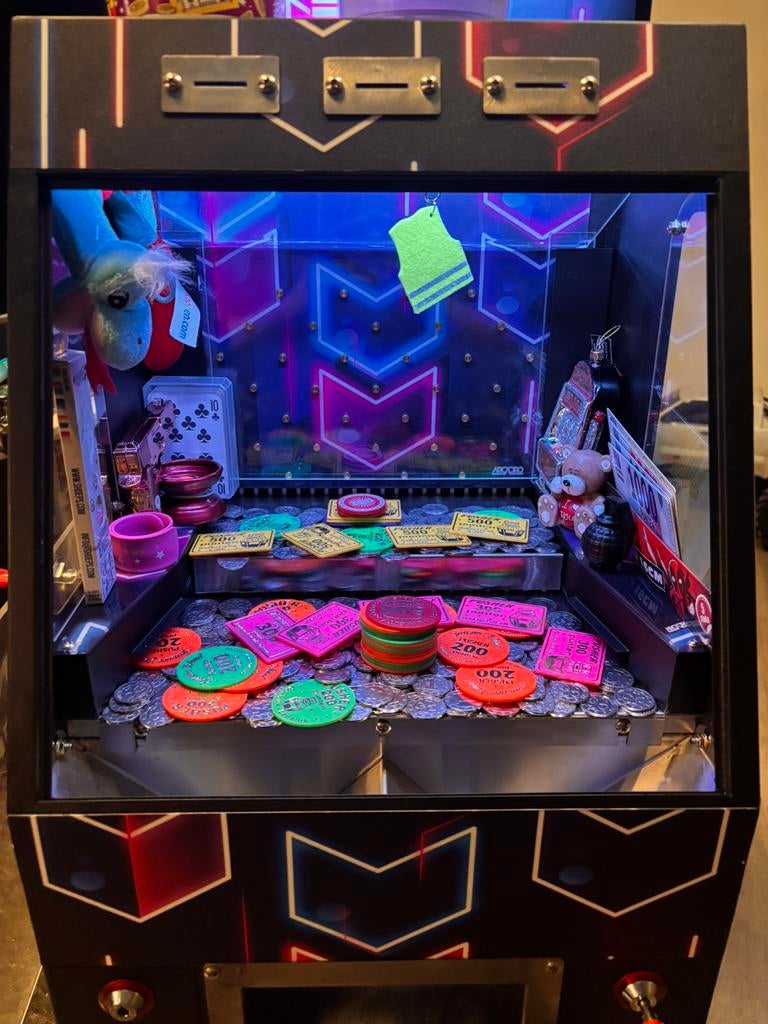 Coin pusher 365, Verzamelen, Automaten | Gokkasten en Fruitautomaten, Ophalen, Zo goed als nieuw