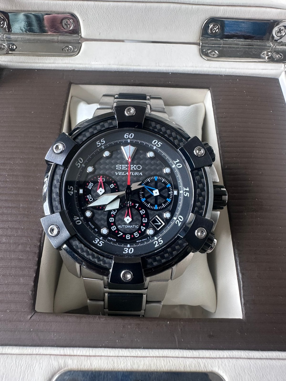Seiko Velatura Limited Edition Automaat Chronograaf - Nieuws, Seiko, Staal, Polshorloge, Nieuw