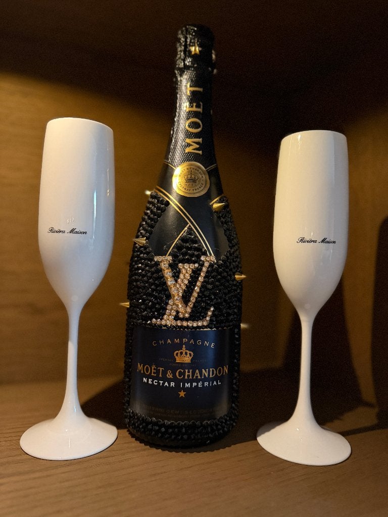 Riviera Maison kunststof champagneglazen, Ophalen of Verzenden, Zo goed als nieuw, Overige typen