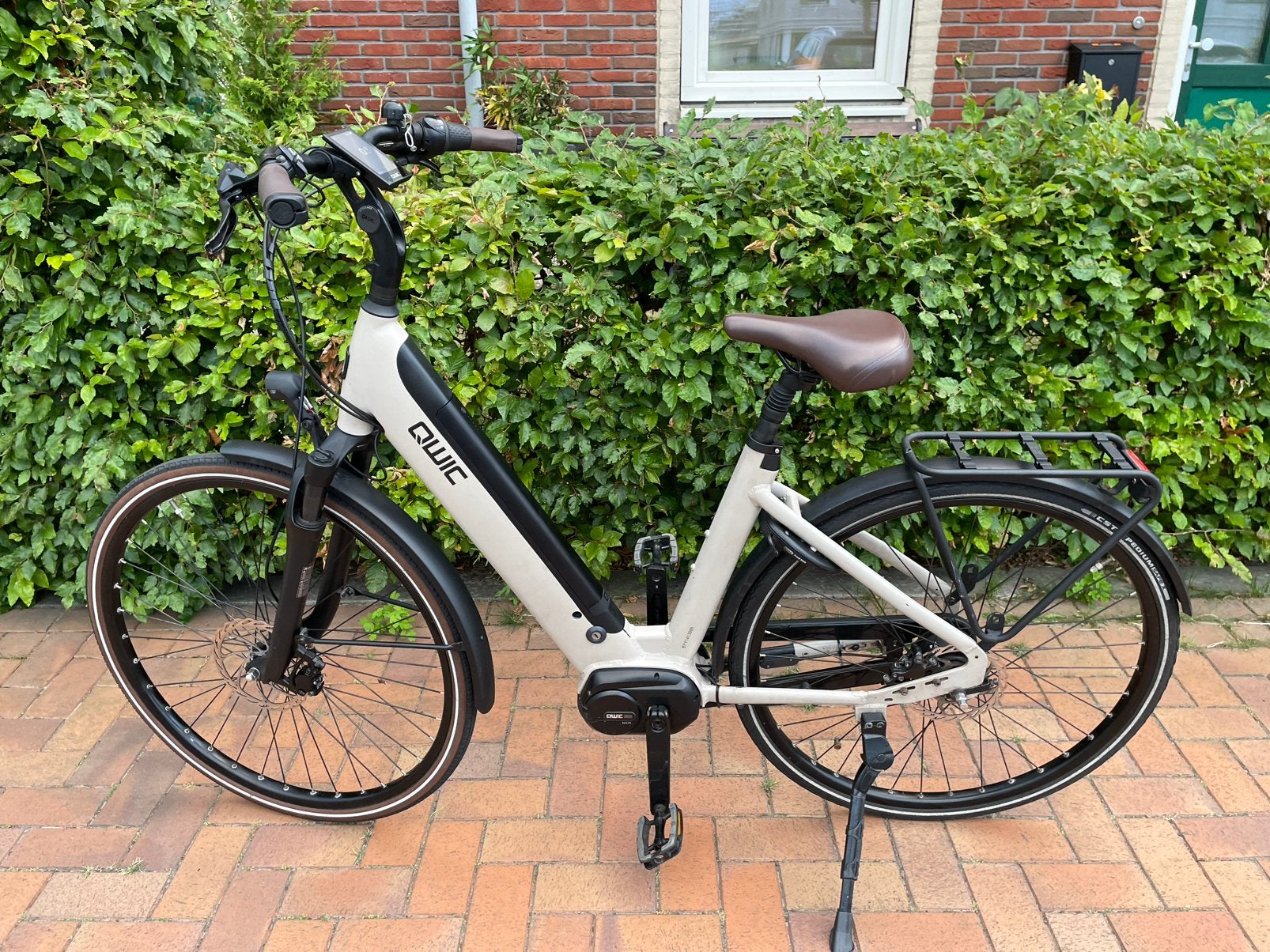 Qwic MN7+ Premium, elektrische fiets, middenmotor, 53 tot 56 cm, Versnellingen, Zo goed als nieuw, Ophalen
