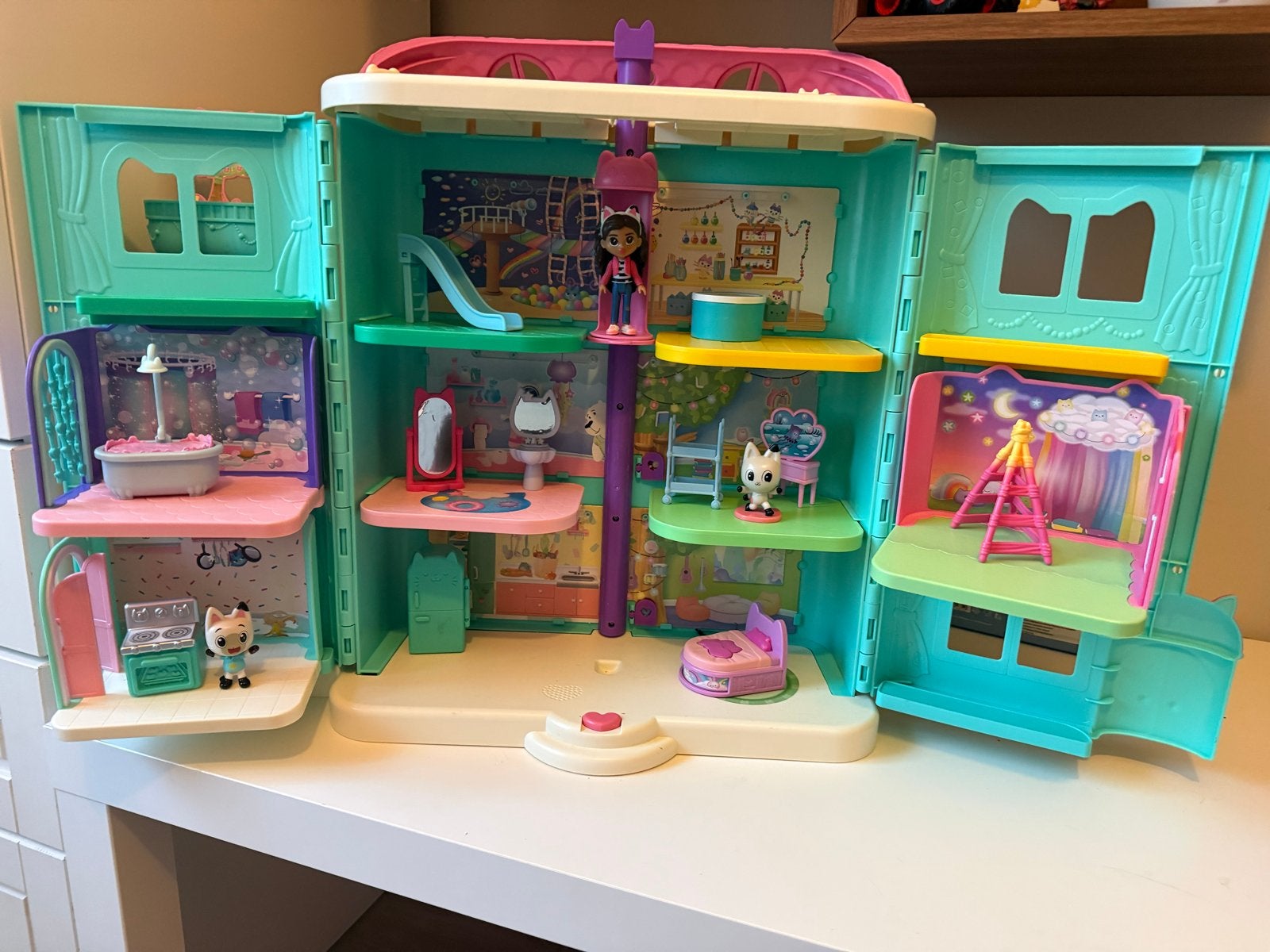 Gabby's Poppenhuis met accessoires, Ophalen of Verzenden, Zo goed als nieuw, Poppenhuis
