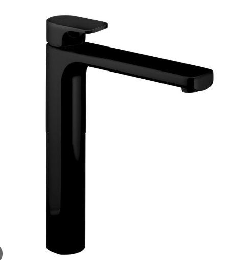 Dornbracht Highriser wastafelkraan (zwart), Ophalen, Nieuw, Kraan