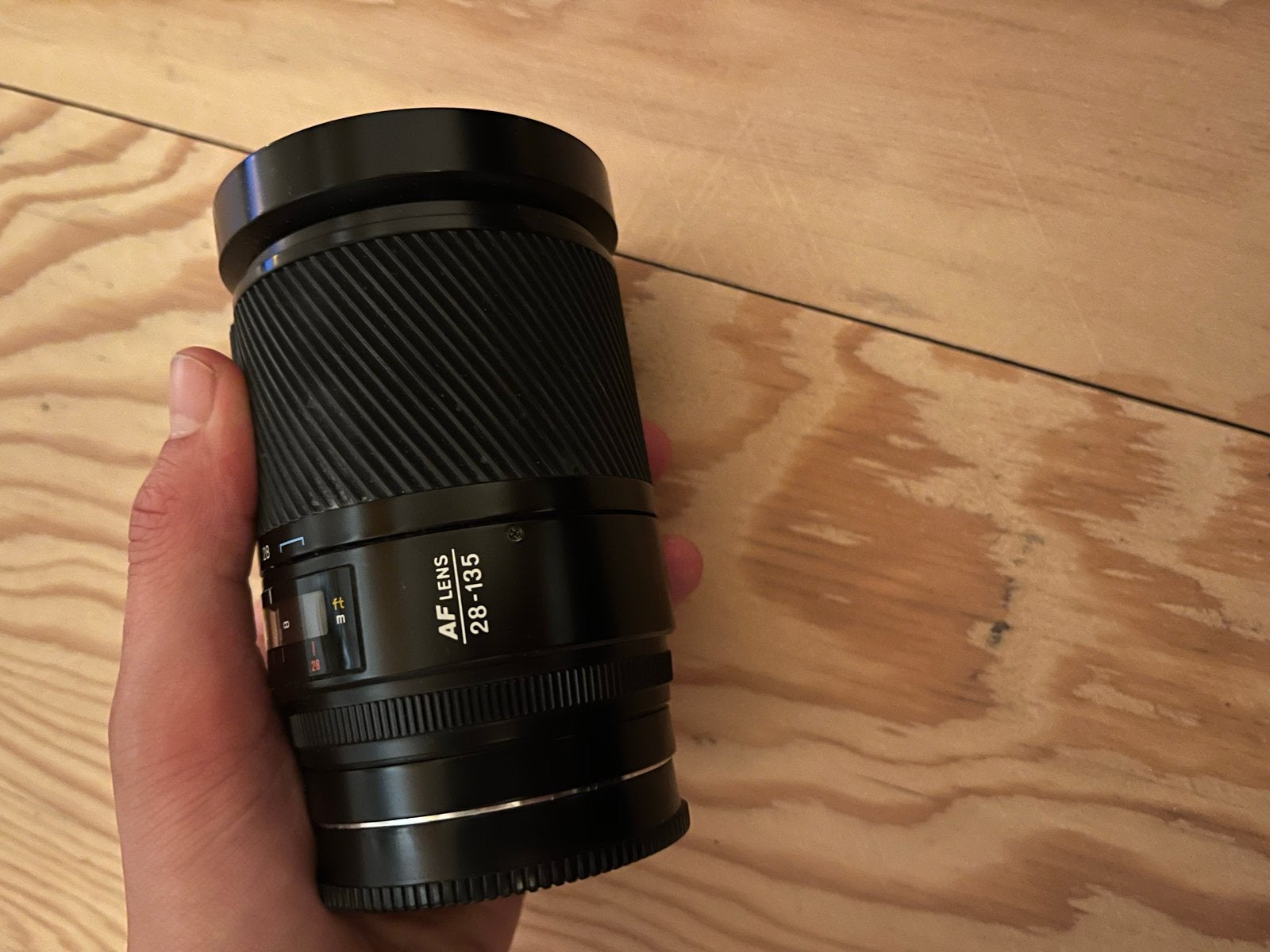 Minolta AF Lens 28-135mm f/4-4.5 - Gebruikt, Ophalen of Verzenden, Gebruikt, Standaardlens, Zoom