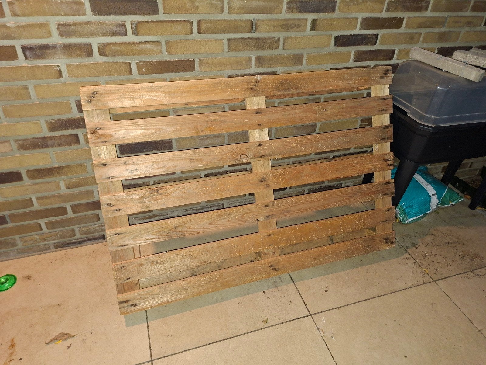 Gratis pallet, Ophalen, 50 mm of meer, Minder dan 200 cm, Vuren